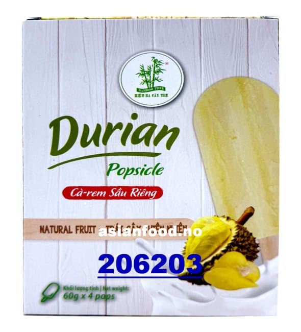 BAMBOO TREE Durian ice pop 6x(4x60g)