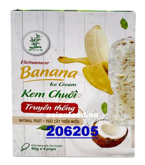 BAMBOO TREE Banana ice pop 6x(4x90g)