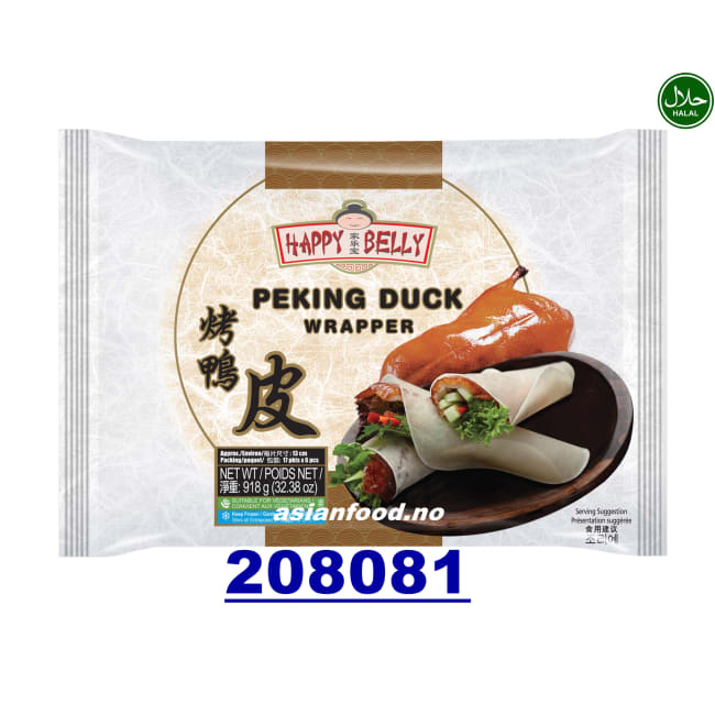 HAPPY BELLY Peking duck wrapper 13cm - 12x918g