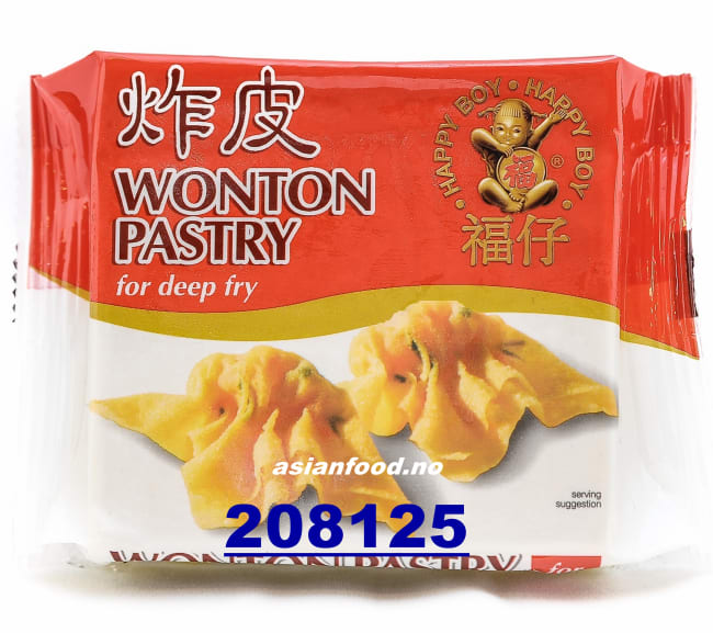 HAPPY BOY Wonton pastry deep fry 48x250g