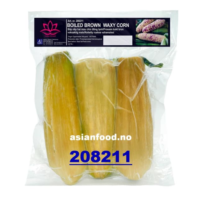 LOTUS Boiled brown waxy corn (3pcs) - 20x750g