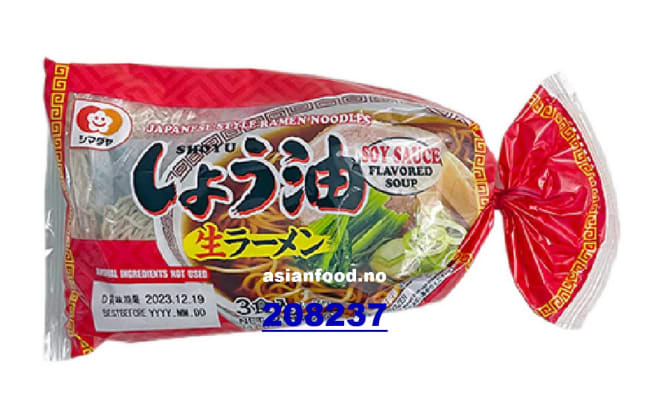 NYHET - SHIMADAYA Shoyu ramen noodles 2x10x489g