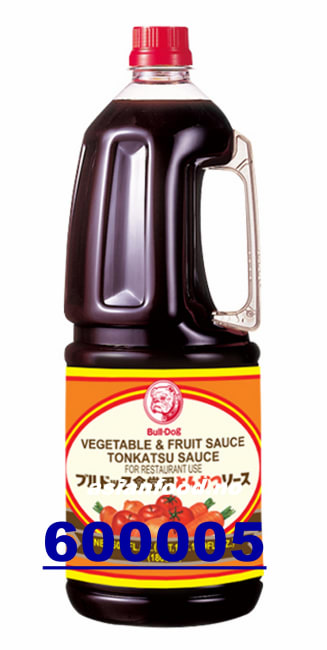 BULL DOG Tonkatsu Sauce (Veg & Fruit) 6x1.8L