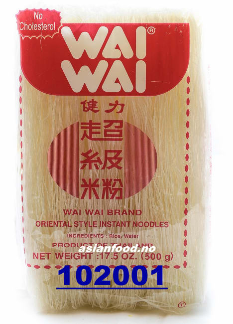WAI WAI Oriental style instant noodles 24x500g