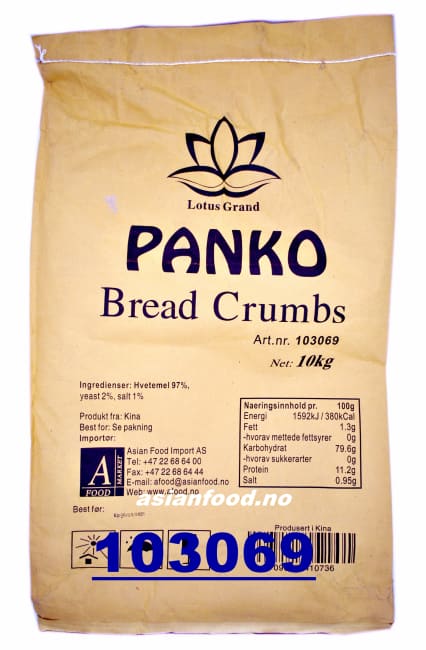 LOTUS Bread crumbs (PANKO) 10KG