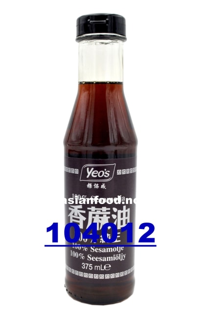 YEO'S Pure Sesame oil 24x375ml