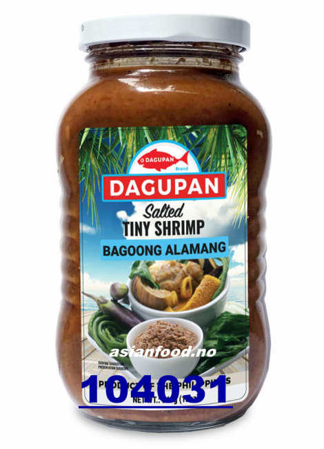 DAGUPAN Salted Tiny shrimp Bagoong Alamang 24x340g