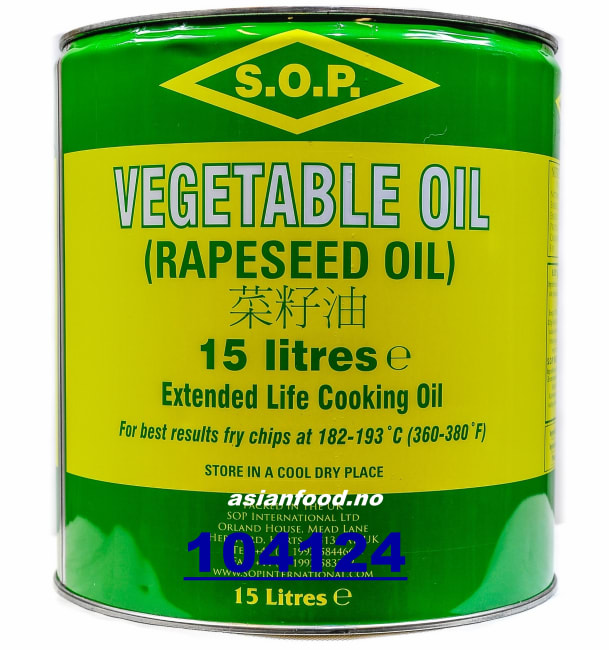 SOP Vegetable (Rapeseed) oil 15L