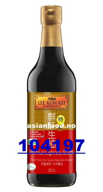 LEE KUM KEE Premium light soy sauce 12x500ml