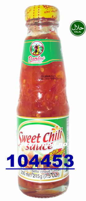 PANTAI Sweet chilli sauce with lemongras 12x200ml