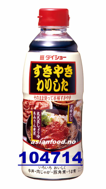 DAISHO Sukiyaki Warishita sauce 10x600g