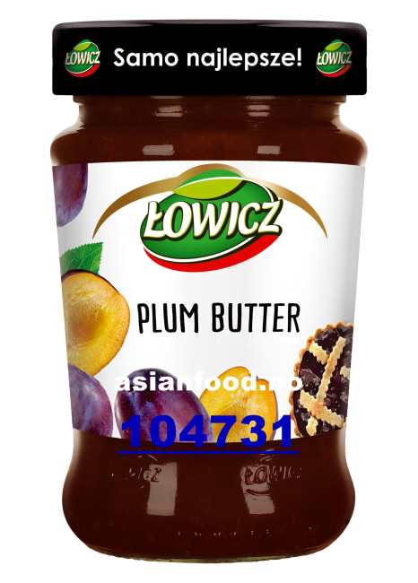 LOWICZ Fruit preserves Plum Butter 8x290g