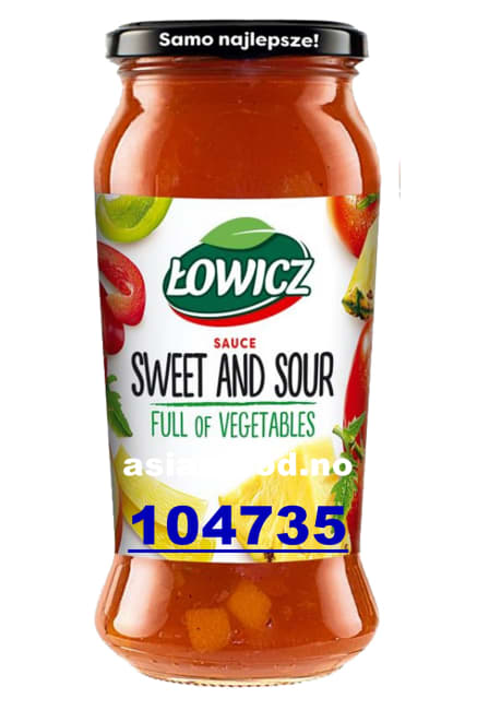 LOWICZ Sweet and Sour sauce 6x500g