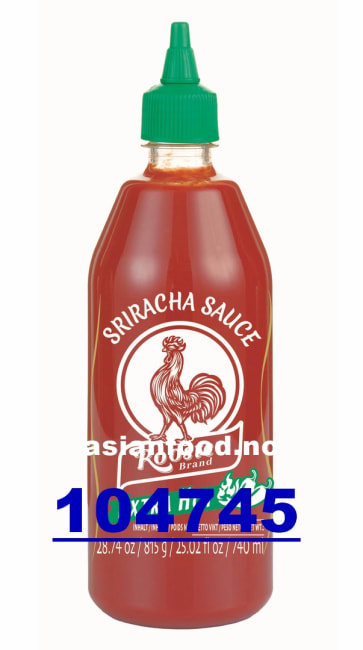 ROOSTER Sriracha extra hot chilli sauce 12x815g
