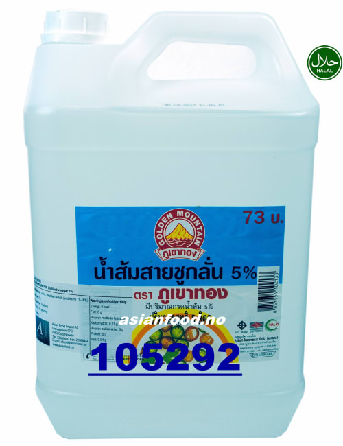 GOLDEN MOUNTAIN Distilled vinegar 5% - 4x5L