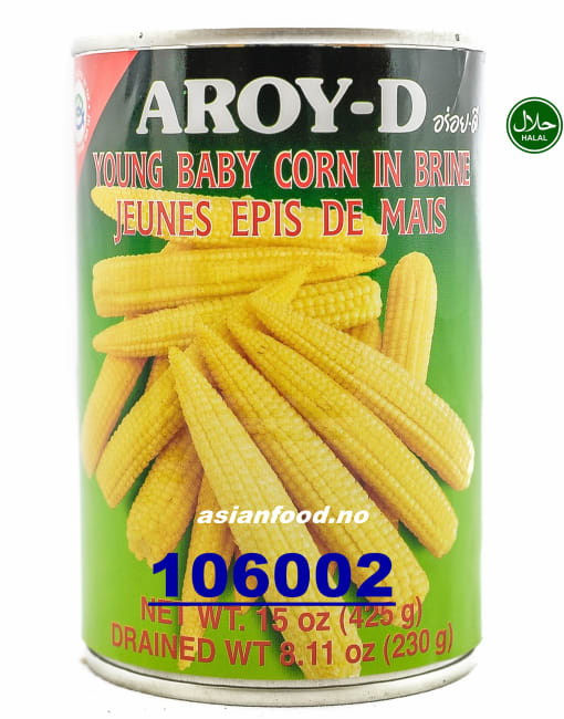 AROY-D canned young baby corn 24x425g