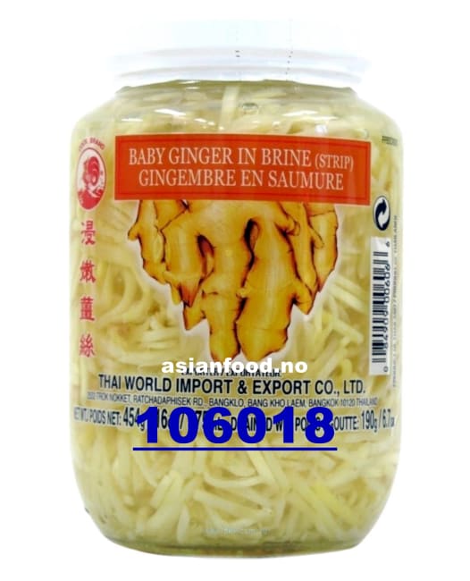 COCK Baby ginger in brine 24x454g