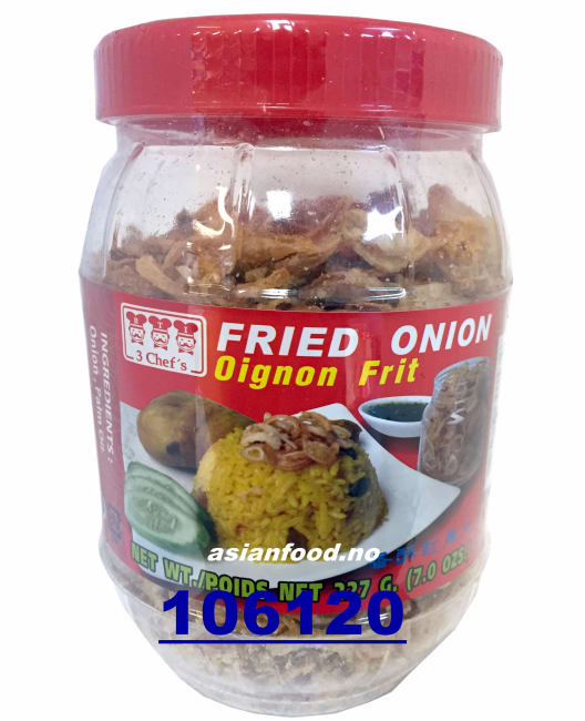3 CHEFS Fried onion 12x227g