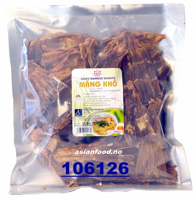 LOTUS Dried Bamboo shoots 15x200g