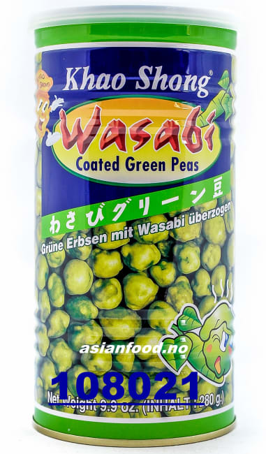 KHAO SHONG Wasabi coated green peas 24x280g