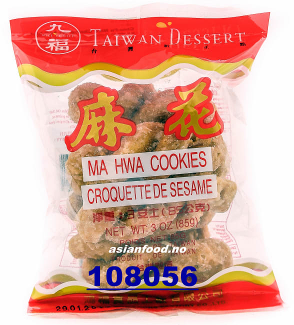 NICE CHOICE Ma Hwa cookies 85g (LØS 100stk/krt)