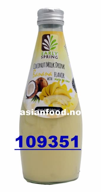 EARLY SPRING Coconut milk drink - Banana 24x290ml