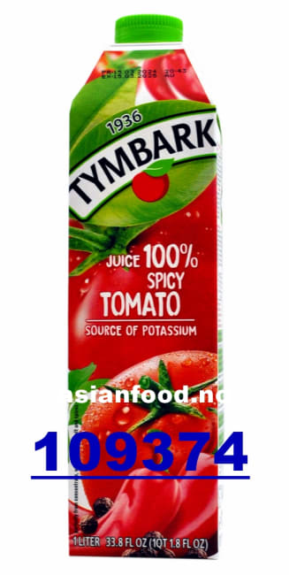 TYMBARK Spicy tomato juice 100% 12x1L