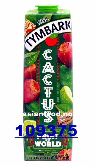 TYMBARK Cactus - lime - apple drink 12x1L