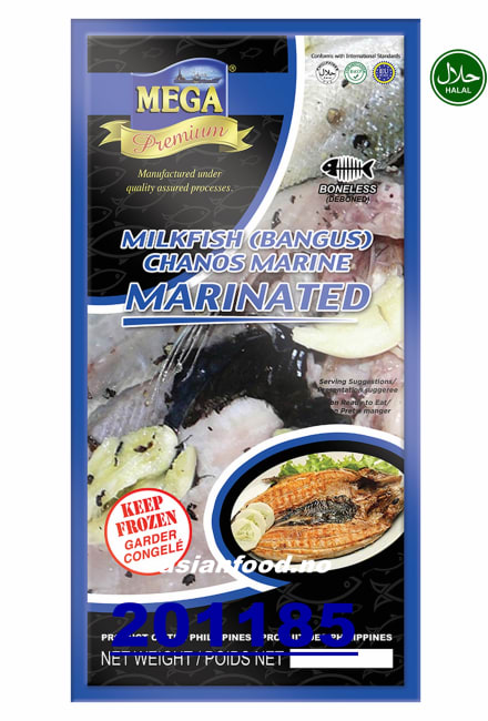 MEGA Milkfish - boneless marinated 20x450g