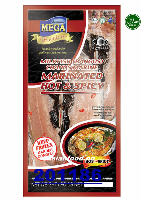 MEGA Milkfish - boneless marinated HOT 20x450g