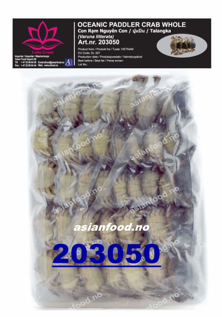 LOTUS Oceanic Paddler crab whole 20x500g