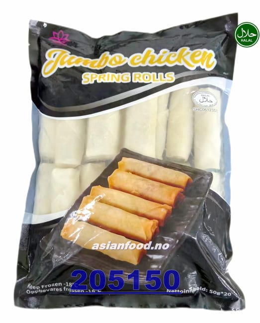 LOTUS Jumbo chicken spring rolls 10x1kg