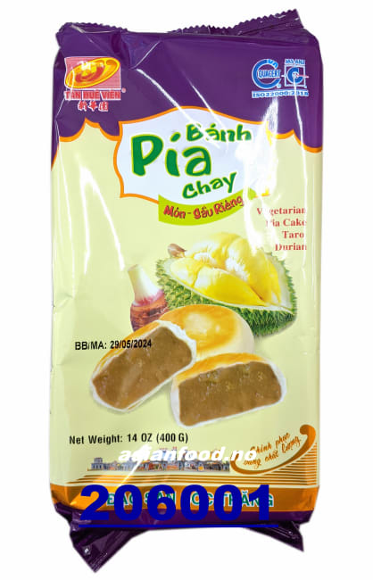 TAN HUE VIEN Pia cake vegetable Taro-Durian 12x400g