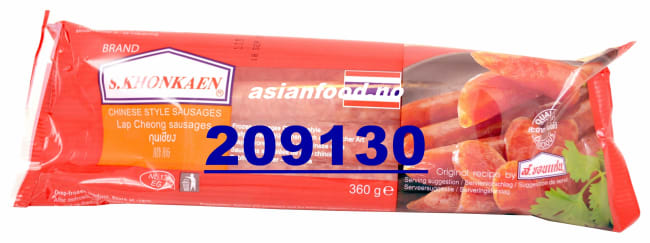 S.KHONKAEN Chinese style sausages 12x360g