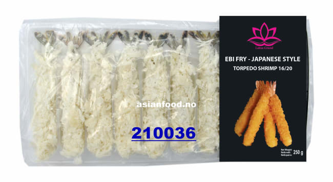 LOTUS Ebi Fry Japanese style 16/20 (2L- ca.13cm) - 20x250g
