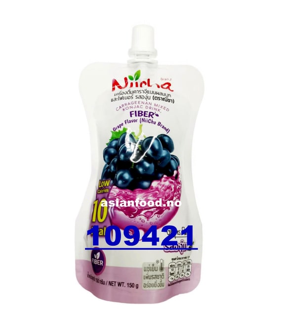 NIICHA Carageenan mixed konjac grape 30x150ml