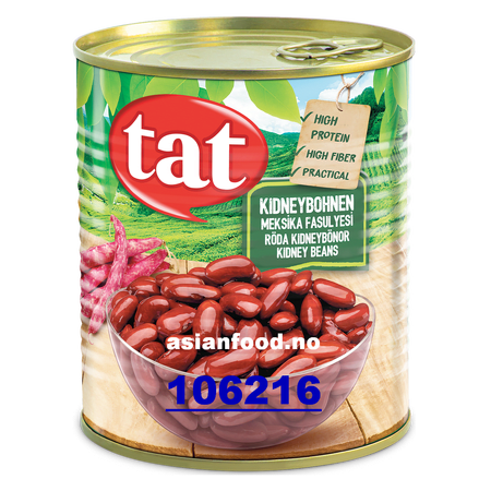 TAT Boiled kidney beans 12x420g