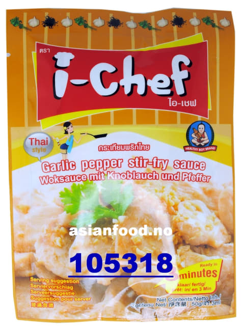 I CHEF Garlic Pepper Stir-fry sauce 48x50g