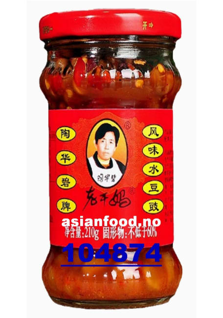 LAO GAN MA Fermented soybean with chilli 24x210g