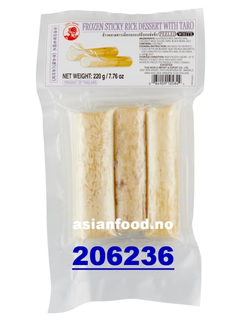 COCK Sticky rice dessert taro peeled 60x220g