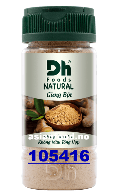 DH FOODS Natural ground ginger 48x30g