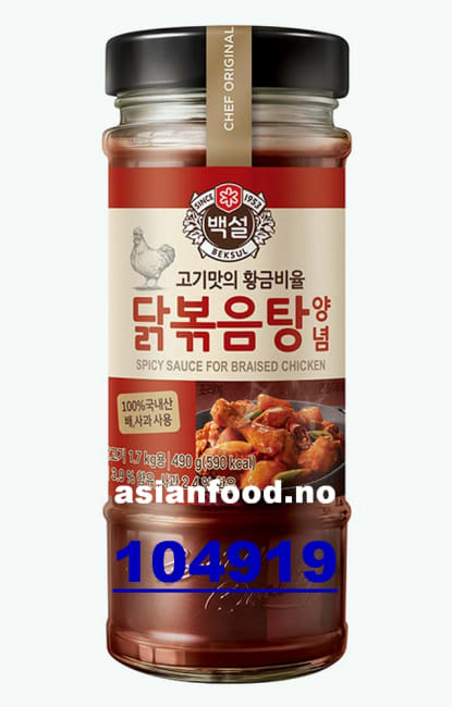 BEKSUL Spicy sauce stir fried chicken 12x490g