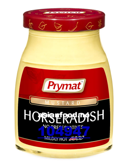 PRYMAT Horseradish mustard 9x185g