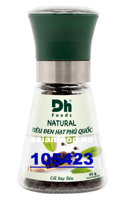 DH FOODS Phu Quoc whole black peppercorn 24x45g