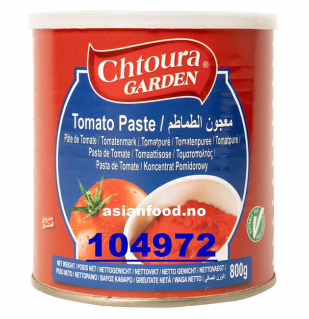 NYHET - CHTOURA GARDEN Tomato Paste (28-30% Brix) 12x800g
