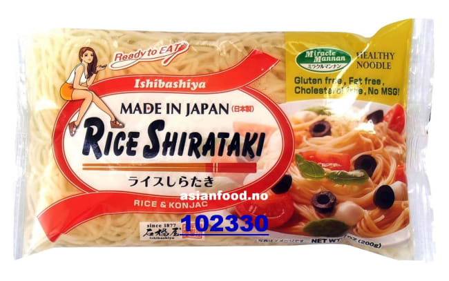 ISHIBASHIYA Rice Shirataki (noodles) 3x10x460g
