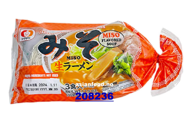 NYHET - SHIMADAYA Miso ramen noodles 2x10x510g