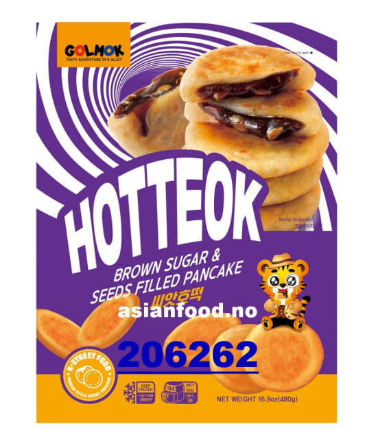 KOMMENDE - GOLMOK Hotteok brown sugar & seeds filled 15x480g