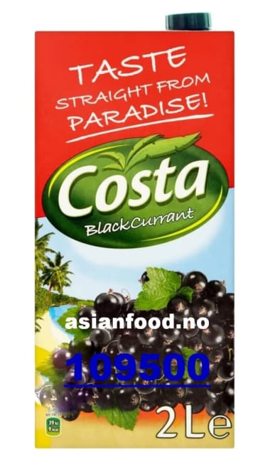 COSTA Black currant juice drink 6x2L