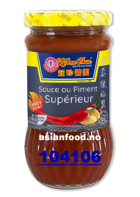 KOON CHUN Premium chili sauce extra hot 24x350g